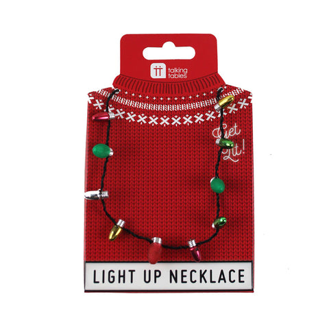Light Up Multicoloured LED Lights Necklace