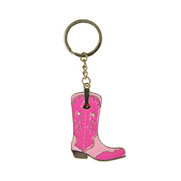 Cowboy Boot Shaped Keyring