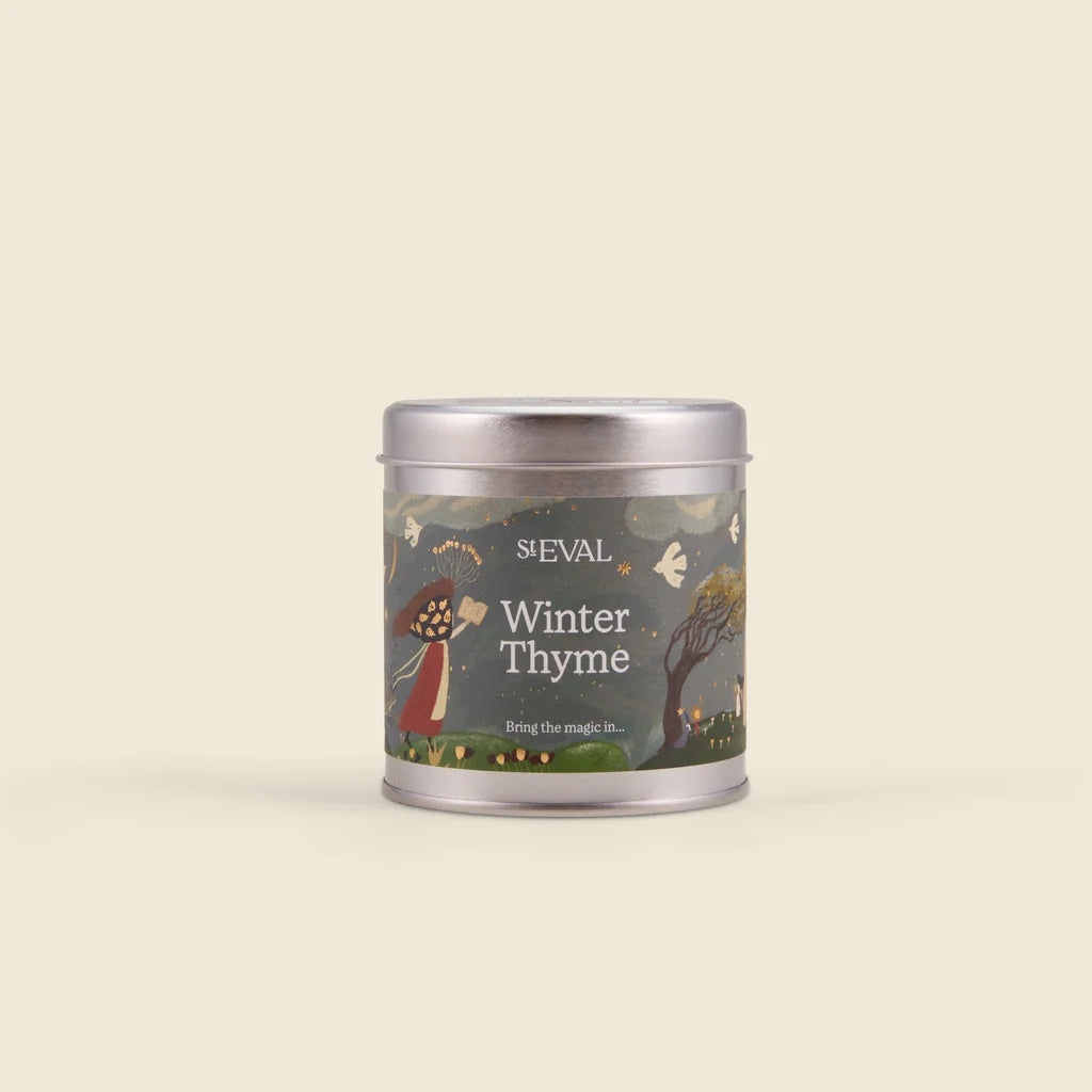 Winter Thyme Scented Tin Candle