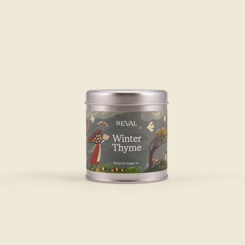 Winter Thyme Scented Tin Candle