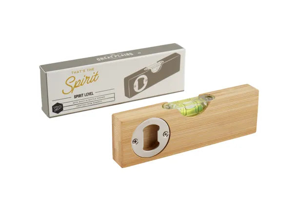 Wooden Spirit Level Bottle Opener