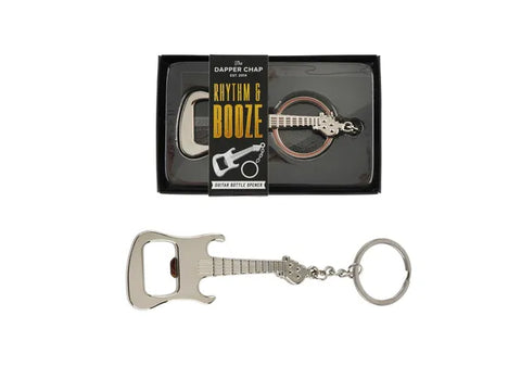 Dapper Chap Guitar Bottle Opener Keyring