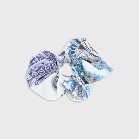 Cassidy Scrunchie - Ivy Blue