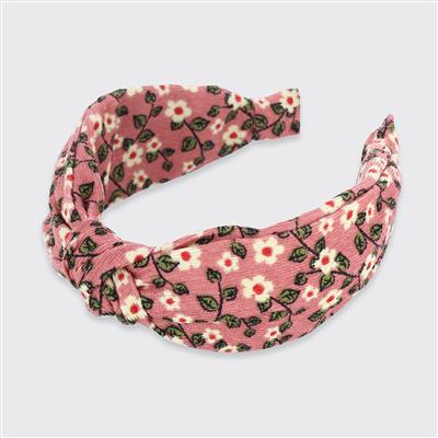 Floral Cord Headband - Various Colours