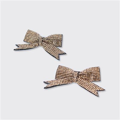 Set of 2 Hair Bows - Various Colours