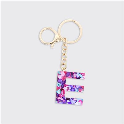 Alphabet Initial Keyring - Multicolour