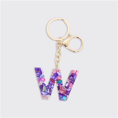 Alphabet Initial Keyring - Multicolour