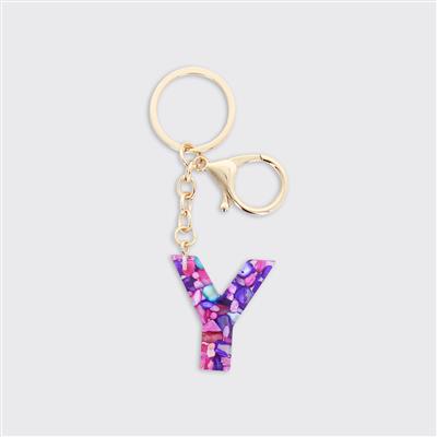 Alphabet Initial Keyring - Multicolour