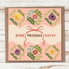 Dydd Priodas Hapus - Pink Bow Card