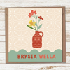 Brysia Wella - Floral Vase Card