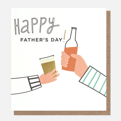 Happy Father's Day Drinks Card