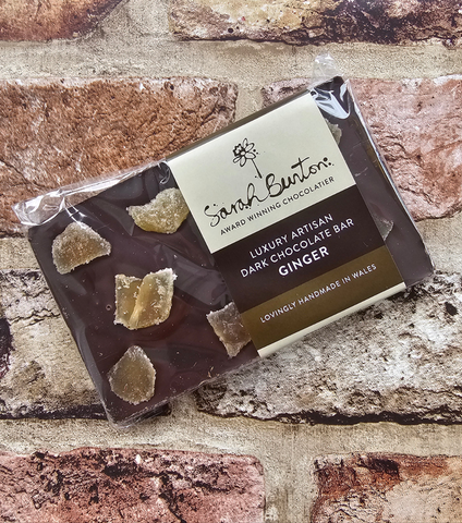 Sarah Bunton Dark Chocolate Bar With Ginger