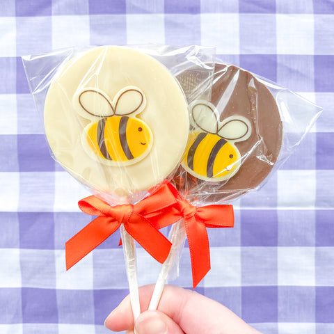 Bee Chocolate Lollies - Mixed