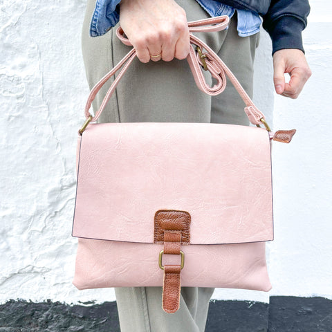 Small Square Crossbody with Buckle - Various Colours