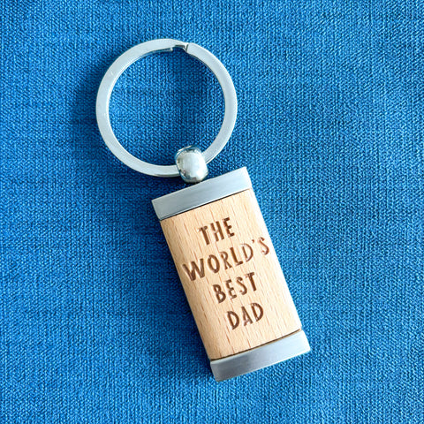 Worlds Best Dad Keyring