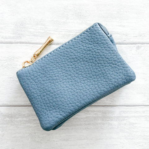 Small Purse with Zip Compartments - Various Colours