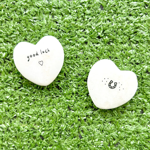 Assorted Sentiment Heart Stones - Various Sayings