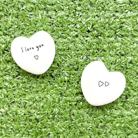 Assorted Sentiment Heart Stones - Various Sayings