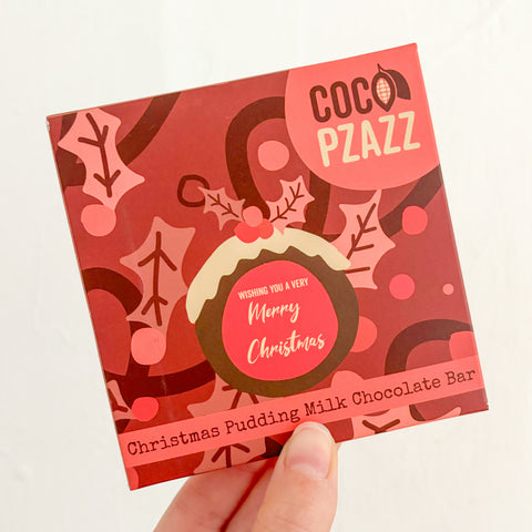 Christmas Pudding Flavour Milk Chocolate Bar