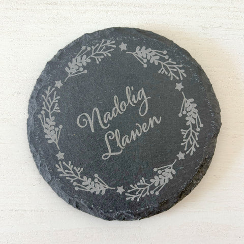 Nadolig Llawen Coaster