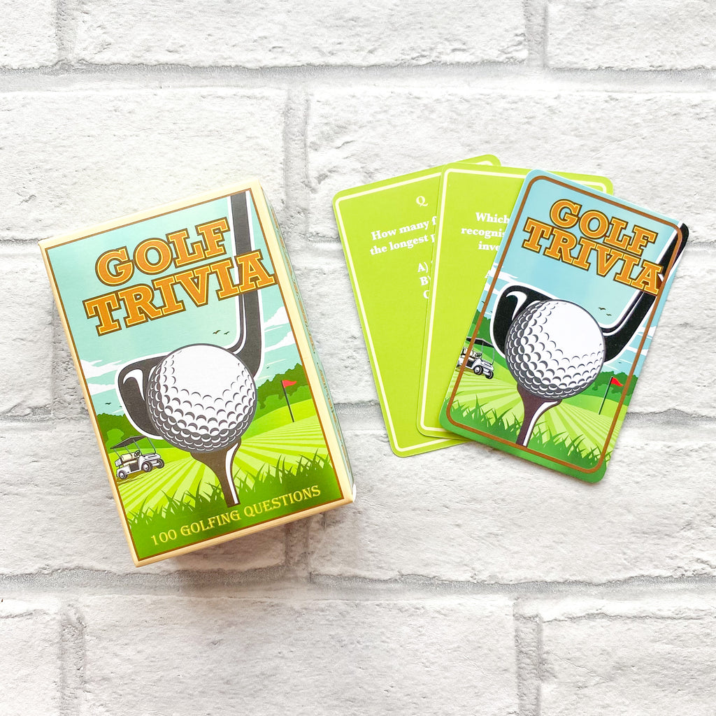 Golf Trivia Cards