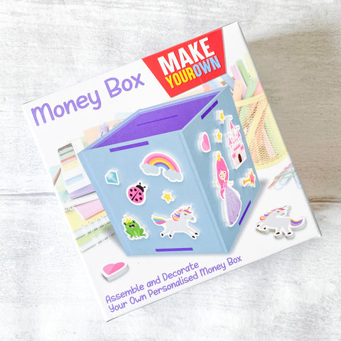Make Your Own Money Box - Various Colours