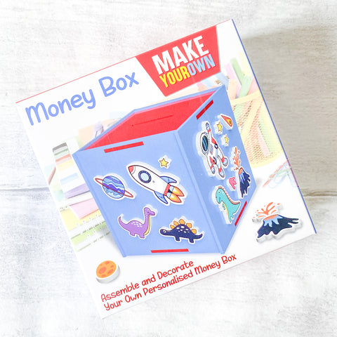 Make Your Own Money Box - Various Colours