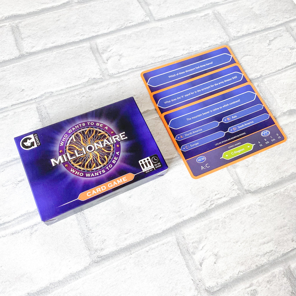 Who Wants To Be A Millionaire Card Game