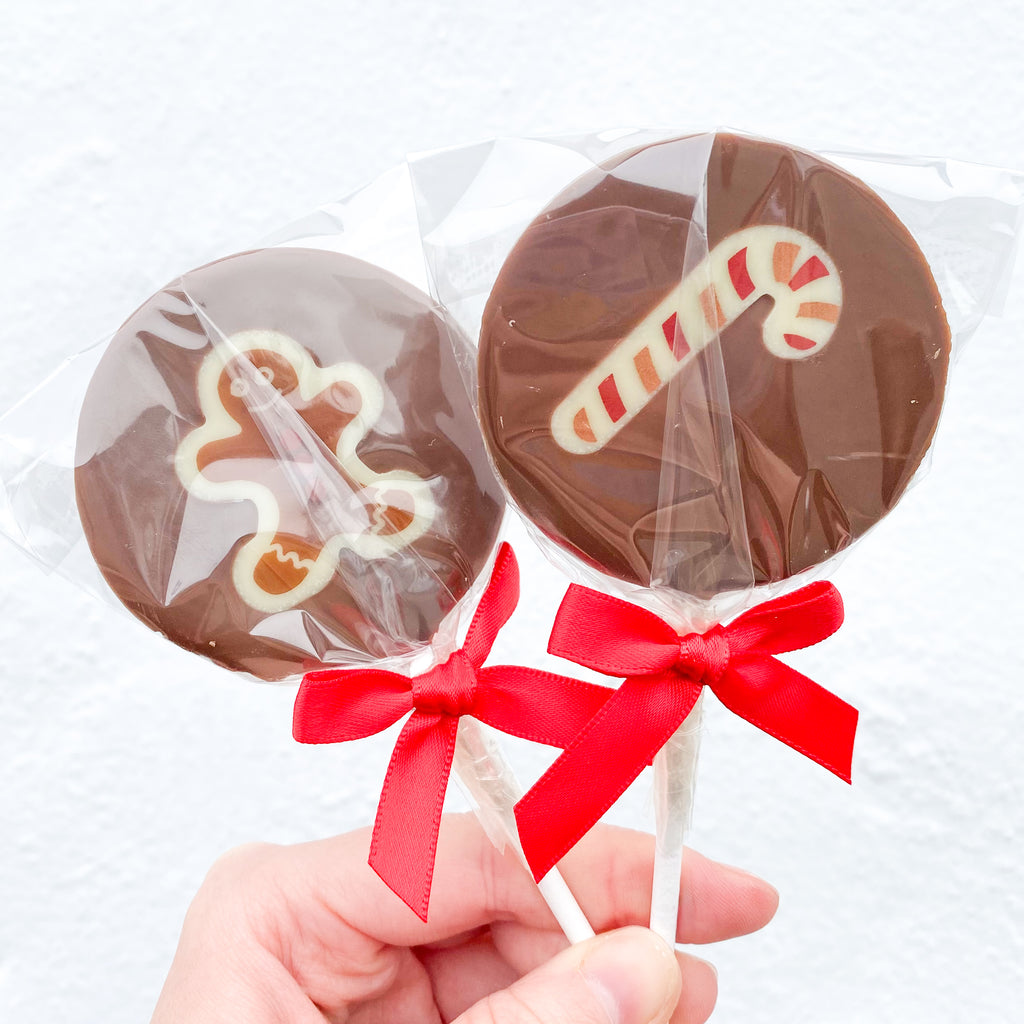 Happy Holiday Milk Chocolate Lolly