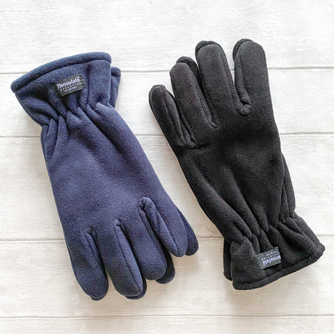 William Thinsulate Lined Fleece Gloves - Various Colours