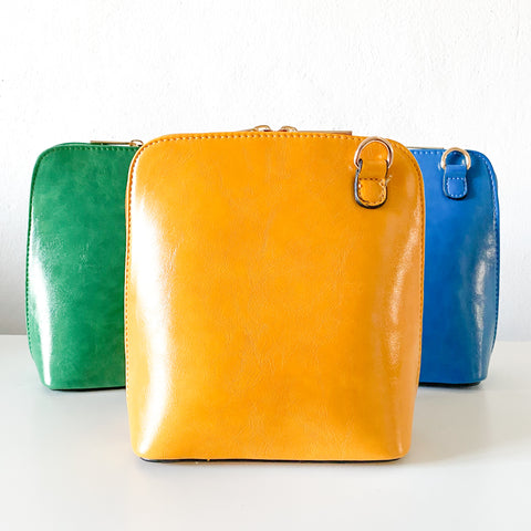 Structured Cross Body Bag- Various Colours