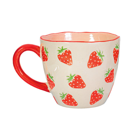 Strawberry Design Mug