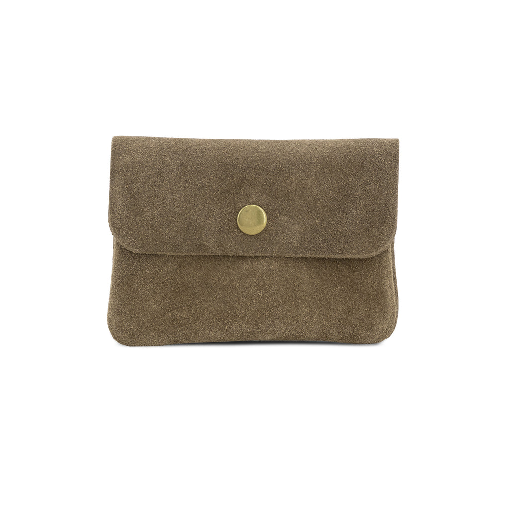 Suede Leather Coin Purse- Various Colours