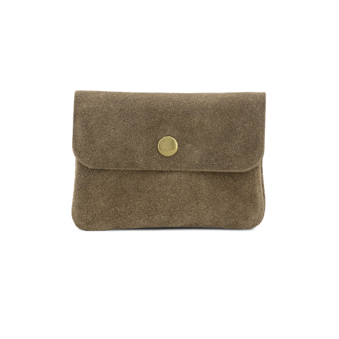 Suede Leather Coin Purse- Various Colours