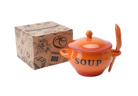 Soup Bowl and Spoon Set