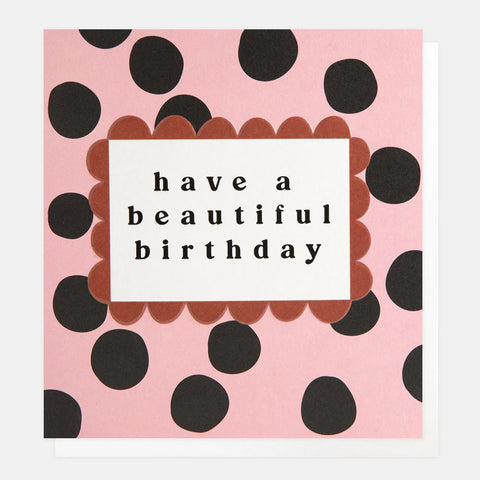 Polka Dot Birthday Card