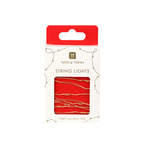 LED String Lights in Red Packaging
