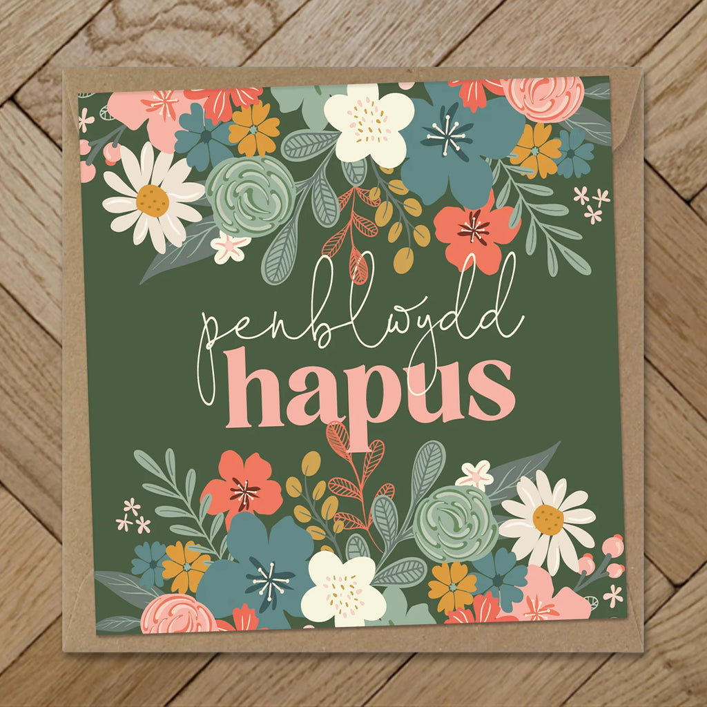 Penblwydd Hapus - Floral Burst