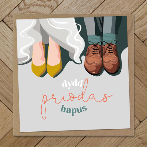 Dydd Priodas Hapus - Wedding Shoes