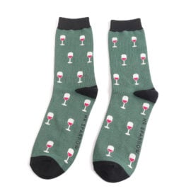 Wine Glass Men's Socks - Various Colours
