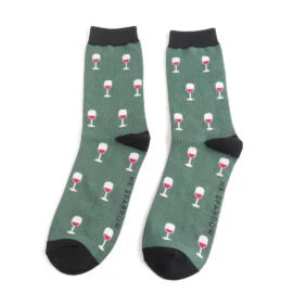 Mr Sparrow Wine Glass Socks - Various Colours