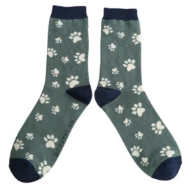Paw Print Socks - Various Colours