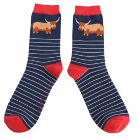 Highland Cow Socks - Various Colours