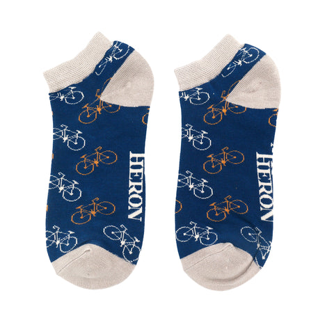 Mr Heron Little Bikes Trainer Socks - Various Colours