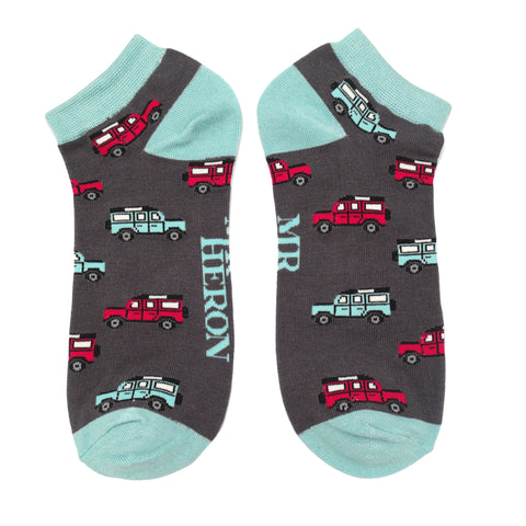 Mr Heron Jeep Trainer Socks - Various Colours