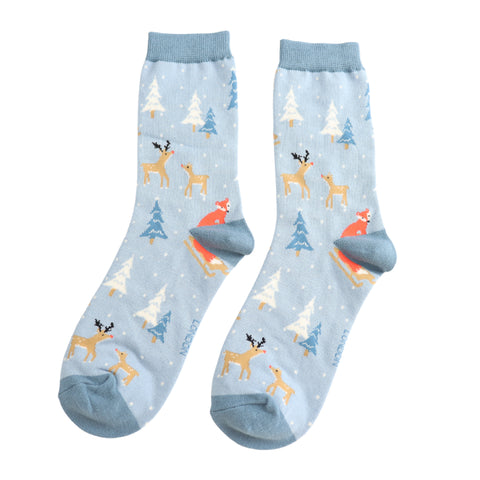 Festive Foxes Socks - Various Colours