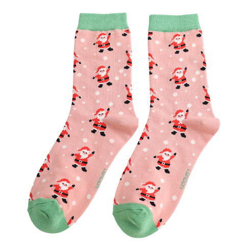 Jolly Santa Socks - Various Colours