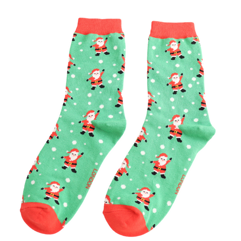 Jolly Santa Socks - Various Colours