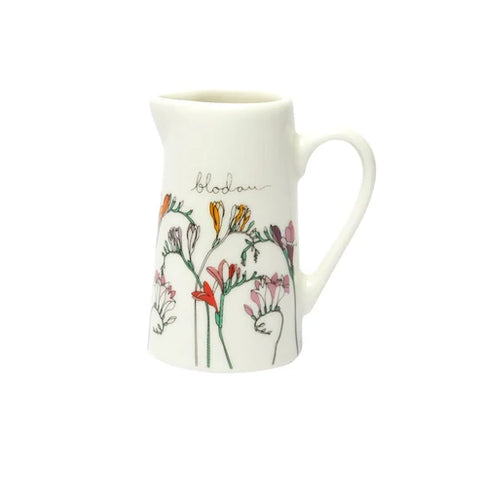 Welsh Blodau Small Jug - Various Designs