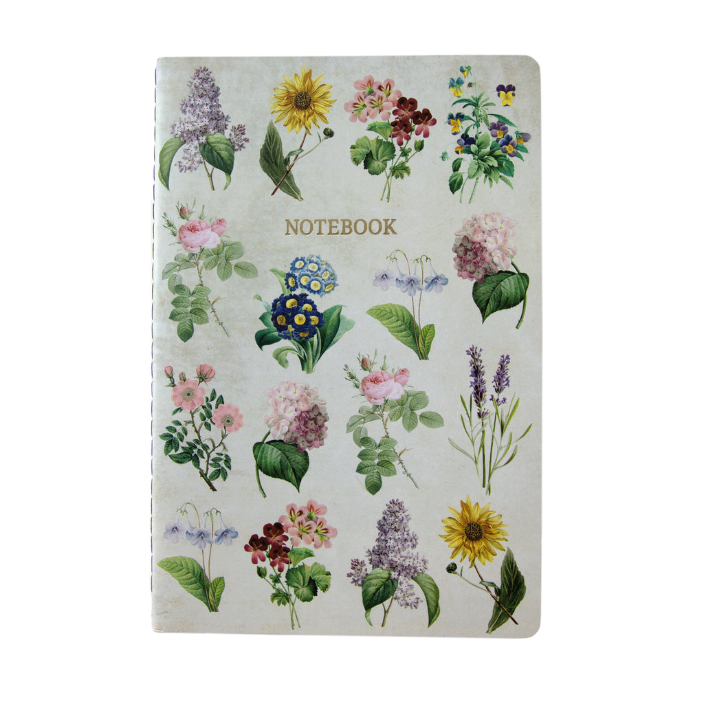 Vintage Flowers A5 Notebook